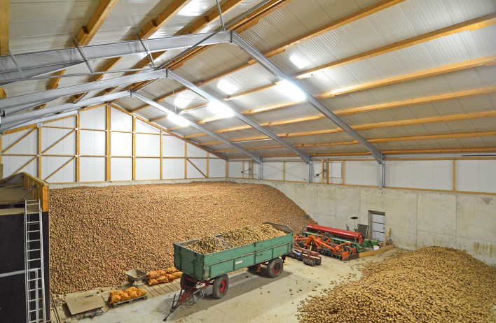 Хранилища для картофеля и лука - СКЛАДЫ И АНГАРЫ - WOLF System